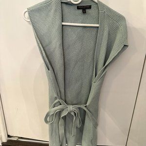 Light Blue Tunic Sweater Vest - Banana Republic - Size M